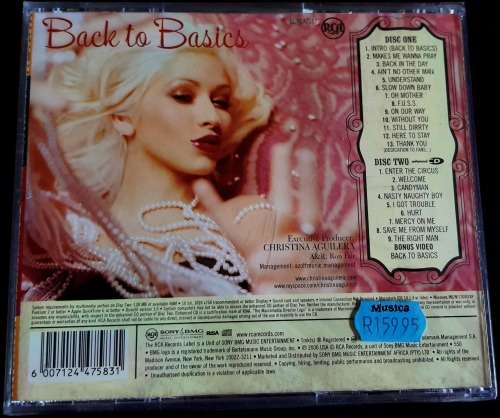 CD, Christina Aguilera  Back To Basics - New - Sealed - Double CDs - 2006