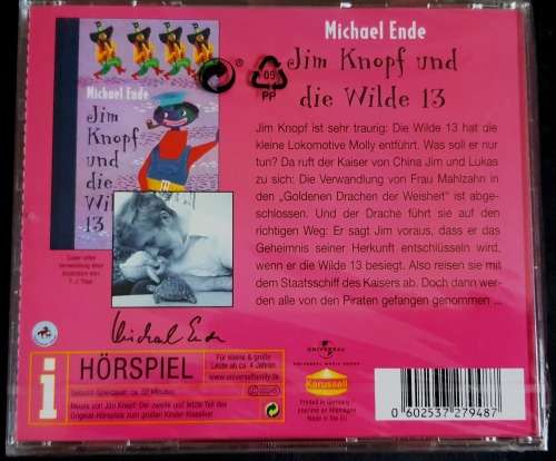 CD, Michael Ende - Jim Knopf und die Wilde 13 - New - Sealed - Vol 2