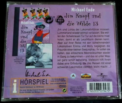 CD, Michael Ende - Jim Knopf und die Wilde 13 - New - Sealed - Vol 1