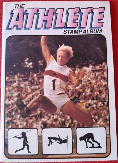 The Athlete Stamp Album - Most stamps were included in the photos