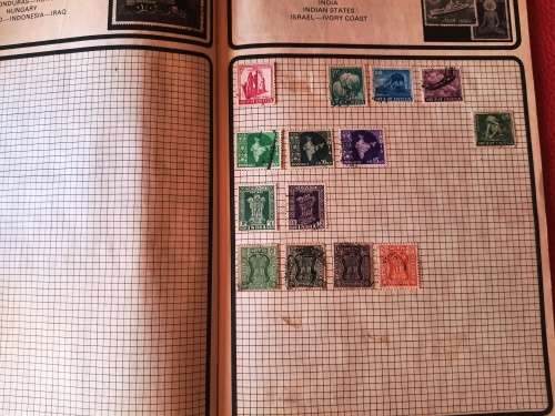 The Athlete Stamp Album - Most stamps were included in the photos