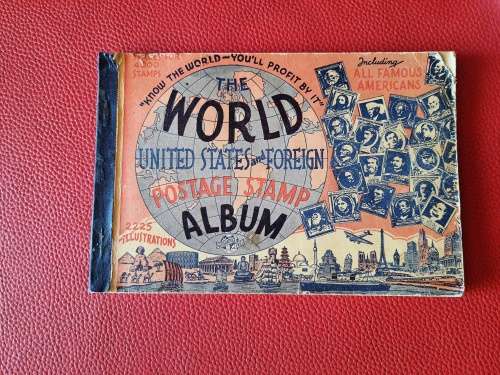 World Stamp album - 240 X 160mm - Not all stamps were included in the photos - Good condition