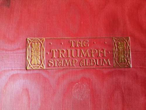 The Triumph Stamp Album - No Stamps - 339 Pags