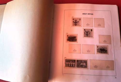 Great Britain DAVO II Stamp Album - 1984 to 1989 - 310 X 280mm - used - No stamps