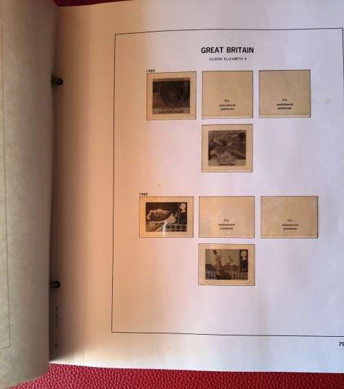 Great Britain DAVO II Stamp Album - 1984 to 1989 - 310 X 280mm - used - No stamps