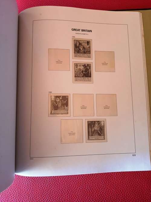 Great Britain DAVO II Stamp Album - 1984 to 1989 - 310 X 280mm - used - No stamps