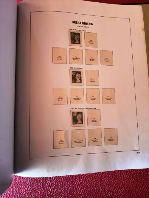 Great Britain DAVO II Stamp Album - 1984 to 1989 - 310 X 280mm - used - No stamps