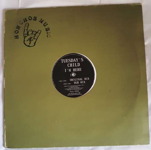 LP,Tuesdays Child,I'm Here ,Record:VG+,Cover:VG+,Label:Honchos Music,CAT:hm 009,Press:UK,House