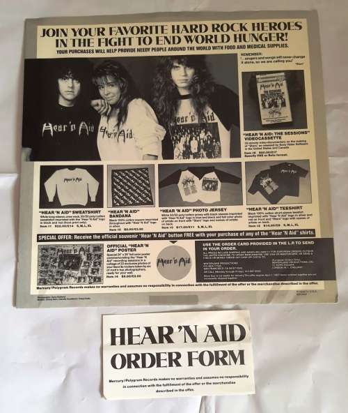 LP,HEAR`N AID,HEAR`N AID,Record:VG+,Cover:VG+,Label:Mercury,CAT:826 044-1 M-1,Press:US, Heavy Metal