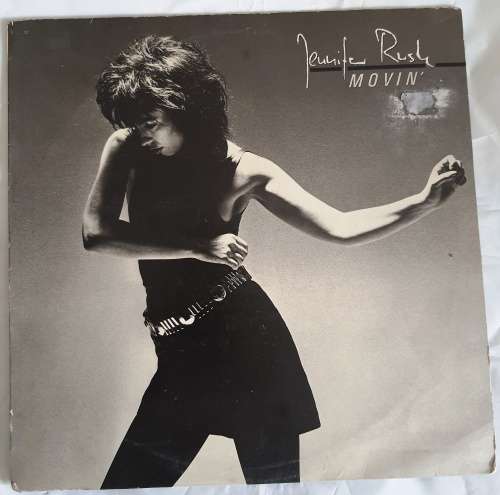 LP, Jennifer Rush,Movin`,Record:VG+,Cover:VG,Label:CBS,CAT:JDB 3095,Press:SA