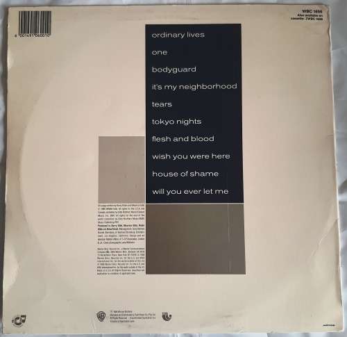 LP,Bee Gees,One,Record:VG+,Cover:VG,Label:Warner Bros.,CAT:WBC 1656,Press:Zimbabwe