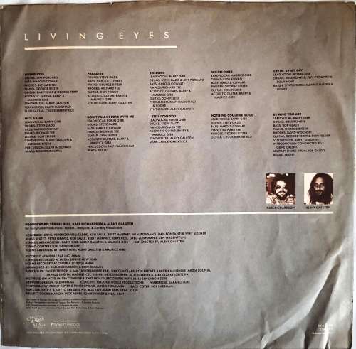 LP,Bee Gees,Living Eyes,Record:VG+,Cover:VG+,Label: RSO,CAT:RX-1-3098,Press:US
