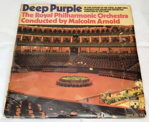 LP,DEEP PURPLE,CONCERTO FOR GROUP &ORCHESTRA,Record:VG,Cover:VG,Label: Harvest,CAT:SHVLJ767,Press:SA