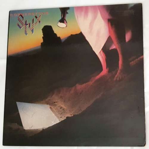 LP,STYX,CORNERSTONE,Record:VG+,Cover:VG,Label:A&M,CAT:AMLK 63711,Press: Europe