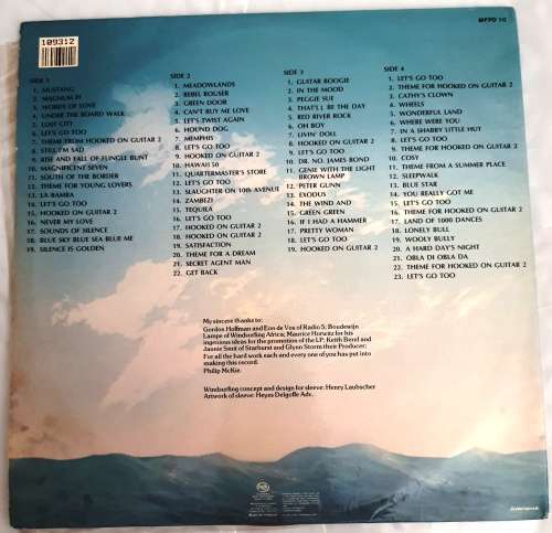 LP,HOOKED ON GUITAR VOL. 2,Records:VG+,Covers:G,2xVinyl,Label:Starbust,CAT:MFPD0,Press:SA, Gatefold
