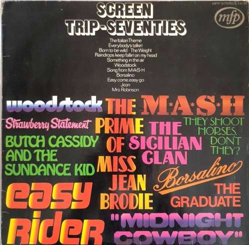 LP,SCREEN TRIP,SEVENTIES,Record & Cover:VG,Label:Music For Pleasure,CAT:MFP 5122F,Press:Europe