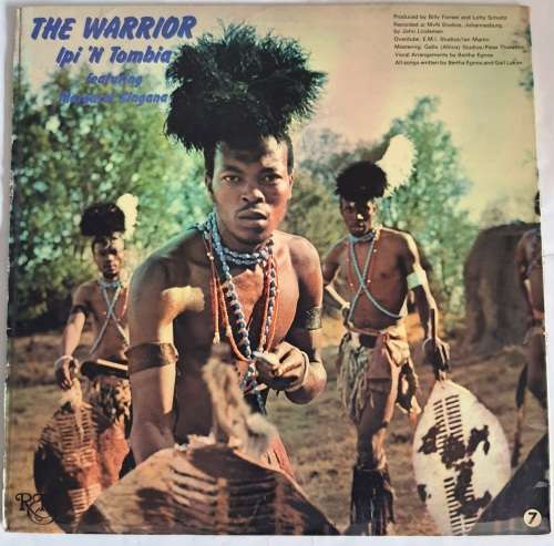 LP,Ipi `N Tombia* Featuring Margaret Singana,The W,Record:VG+,Cover:VG,Label:R & T.RTL 4,Press:SA,