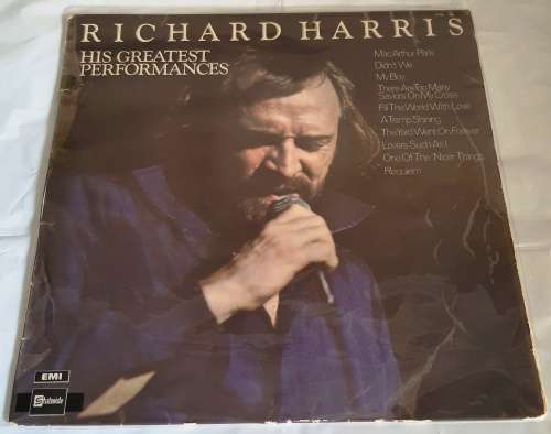 LP,Richard Harris,His Greates Performances,Record:G+,Cover:G+,Label:EMI.SJSL186