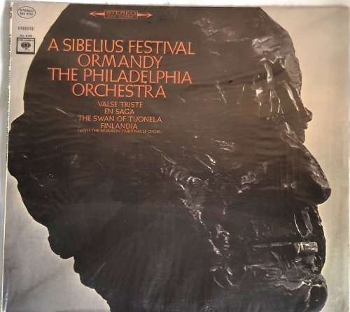 LP,Sibelius,Philadelphia Orchestra,Eugene Ormandy,M:VG+,C:VG+,Label:Columbia.MS 6732,Press:US