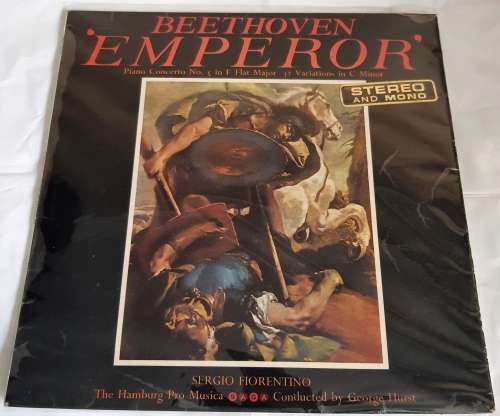 LP,Beethoven,Sergio Fiorentino,Piano Concerto No.5 M:VG+,C:VG,Label:ARC Records.XID 50,Press:UK