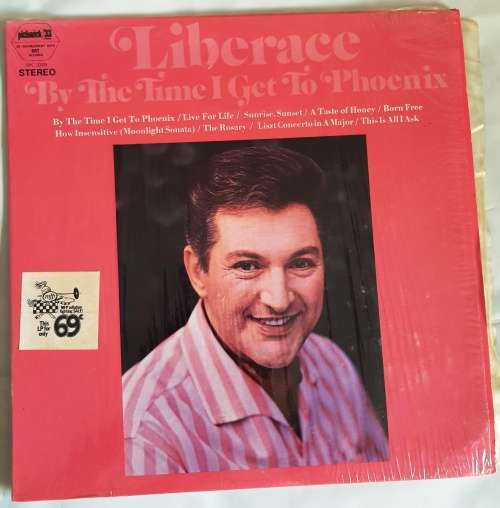 LP,Liberace,By The Time I Get To Phoenix,R:VG+,C:VG+,L:Pickwick/33 Records.SPC-3208,Press:US