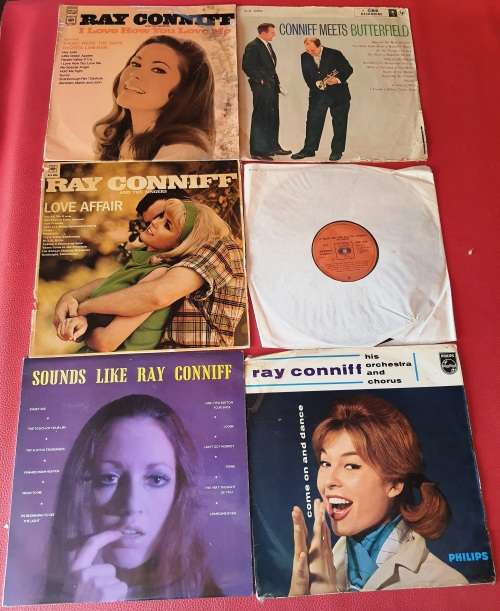 LP,James Last X14, Ray Conniff X48, Dan Hill X10, ungraded, sold as a lot, 72 records