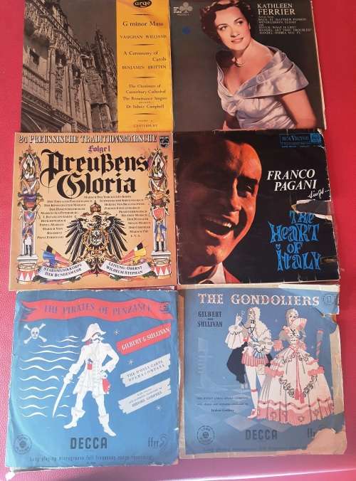 LP,Opera vinyl records,ungraded, sold as a lot,24 records