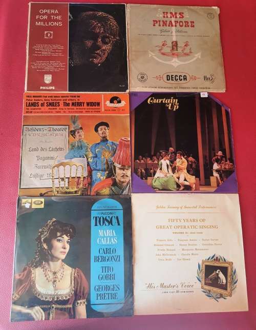 LP,Opera vinyl records,ungraded, sold as a lot,24 records