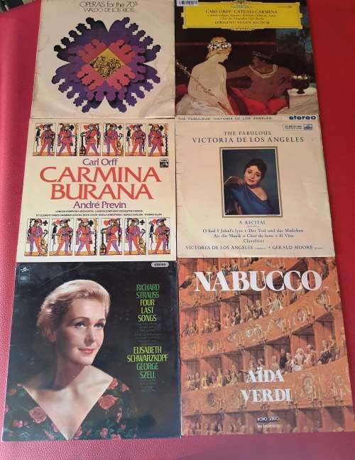 LP,Opera vinyl records,ungraded, sold as a lot,24 records