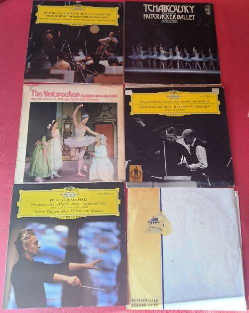 LP,Schumaun X3,Vivaldi X5,Rachmaninoff X6,Tschaikowsky X9,ungraded, sold as a lot,23 records
