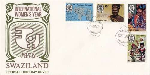 Swaziland, FDC, Unused, 1975, International Women`s Year