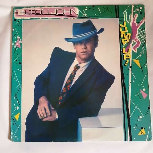 LP, Elton John, Jump Up!, R: VG+, C: VG+, L: Reprise Geffen, Press: US