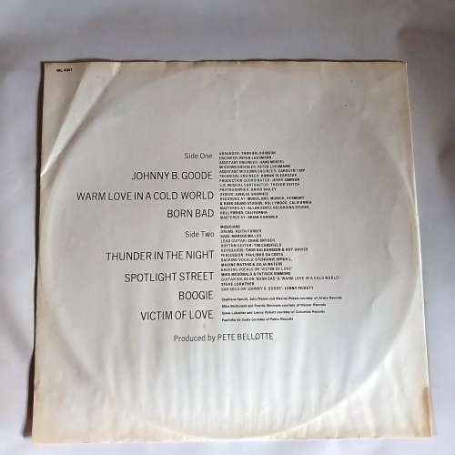 LP, Elton John, Victim Of Love, R: VG+, C: VG, L: The Rocket Record Company.ML4341, Press: RSA