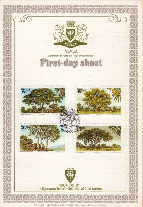 Venda - 1984 - FDS - Indigenous trees - Toning