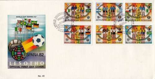 Lesotho - FDC - 1982 - World Football - Espana 82
