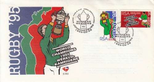 RSA - 1995 - FDC - Rugby - Excellent condition!