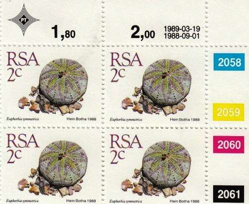 RSA - 5th Definitive Series - MNH - 2c Control Block