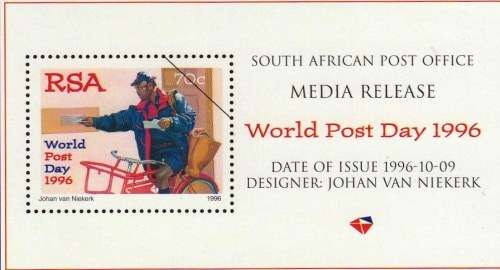 RSA - 20 Media Releases of Stamps - Rare