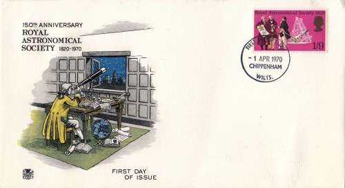 QEII - 1970 -  FDC - 150th Anniversary Royal Astronomical Society