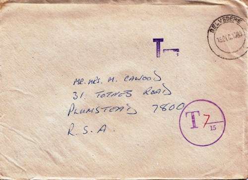 1983  RSA Cover- Surcharged