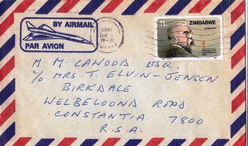 Cover from Zimbabwe to RSA