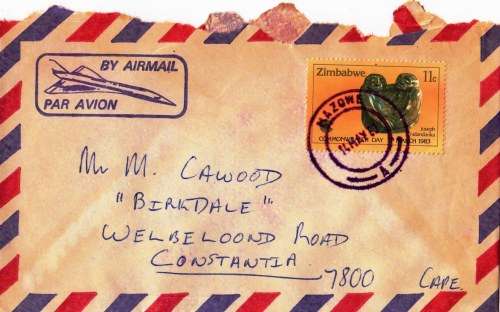 Cover from Zimbabwe to RSA