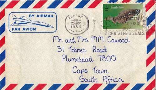 Cover from Zimbabwe to RSA
