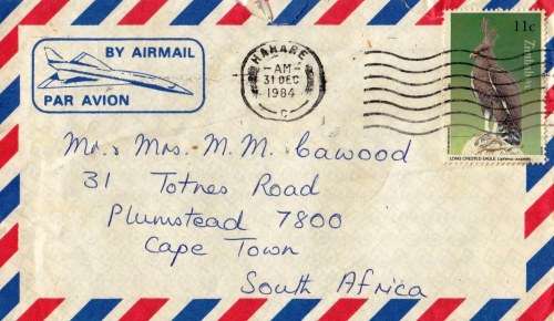 Cover from Zimbabwe to RSA