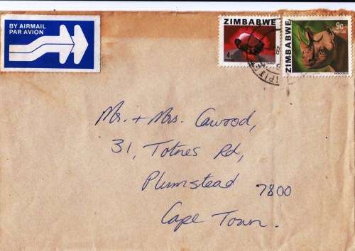 Cover from Zimbabwe to RSA
