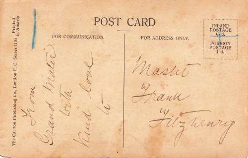 Austria, postcard