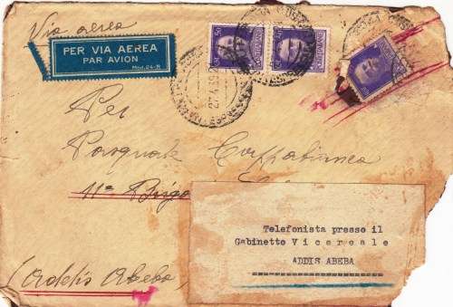 Italy, 1939, tatty cover