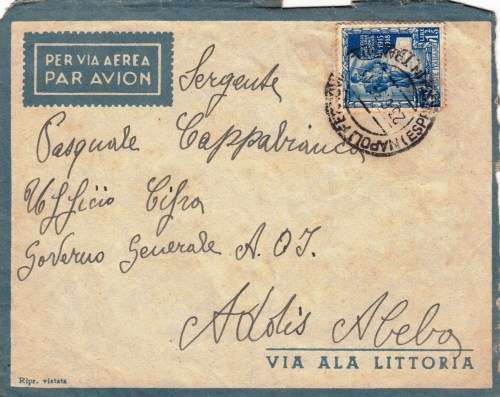 Italy, 1939, cover