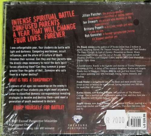 CD,  Angela, Karina & Randy Alcorn - The Ishbane Conspiracy - Book - Mint - Sealed