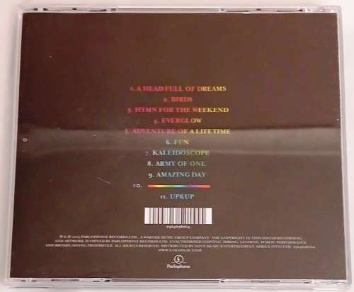 CD,  Coldplay - A head full of dreams - VG